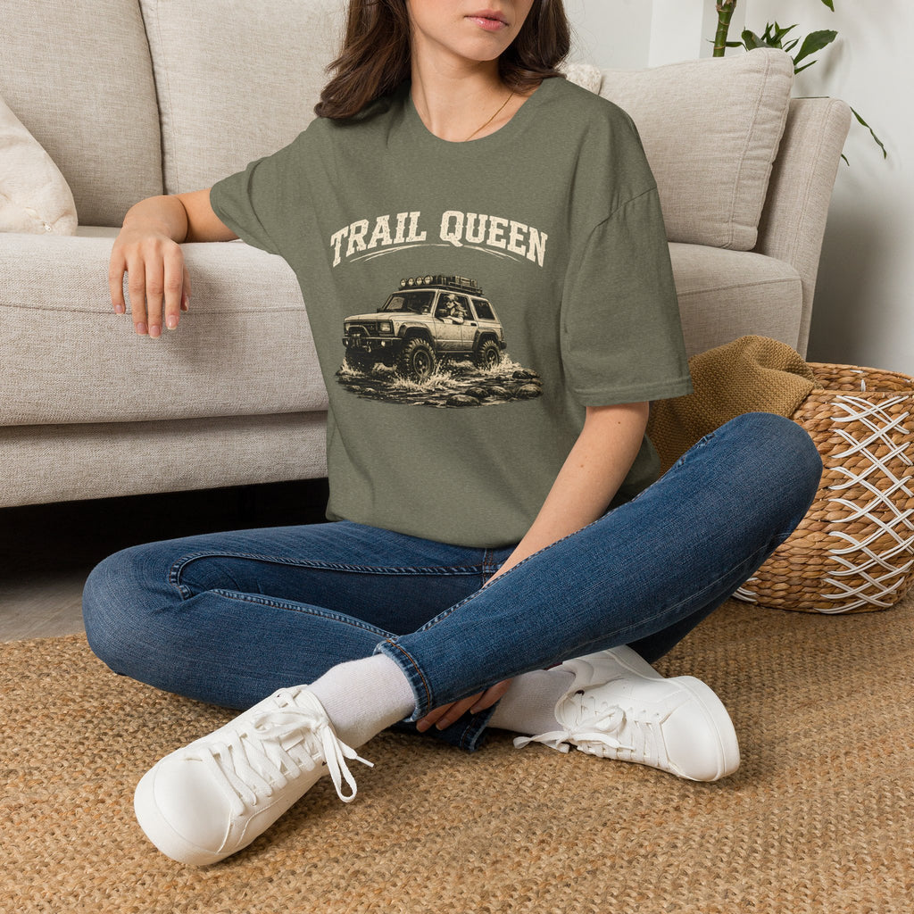 Trail Queen T-Shirt — Off-Road Jeep Adventure Tee for Women