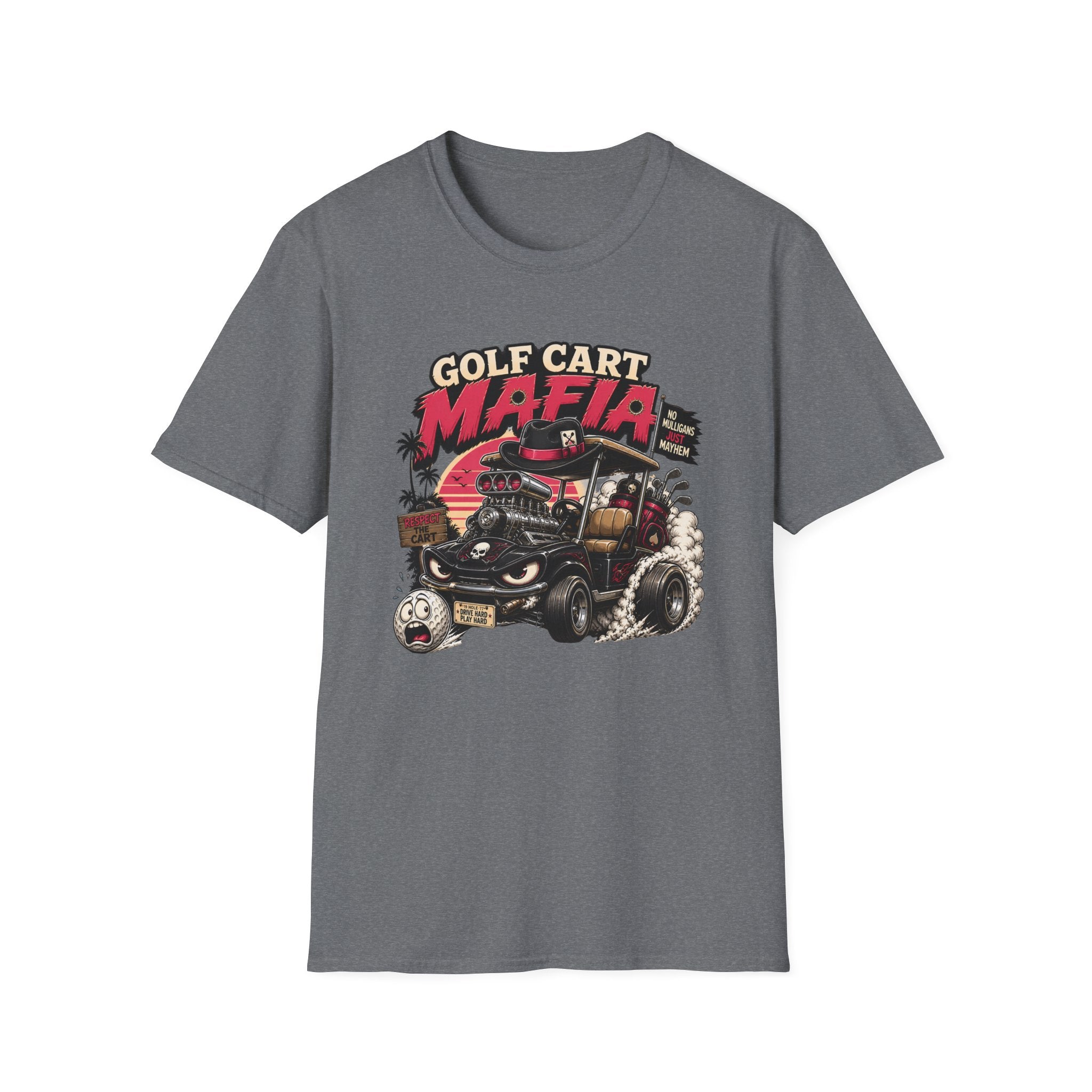 Golf Cart Mafia T-Shirt — Retro Off-Road Golf Cart Graphic Tee