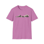 Desert Caravan Tee — Vintage Camel & Wagon Silhouette Travel T-Shirt