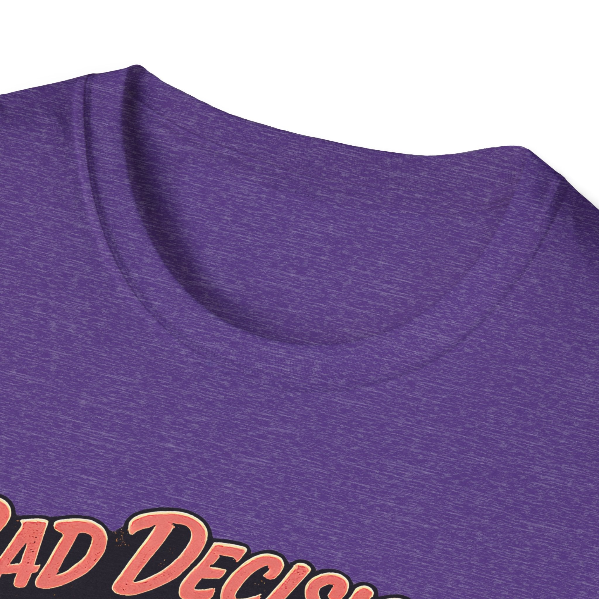Bad Decisions Start Here Vintage Muscle Car T-Shirt — "Full Tank No Plan"