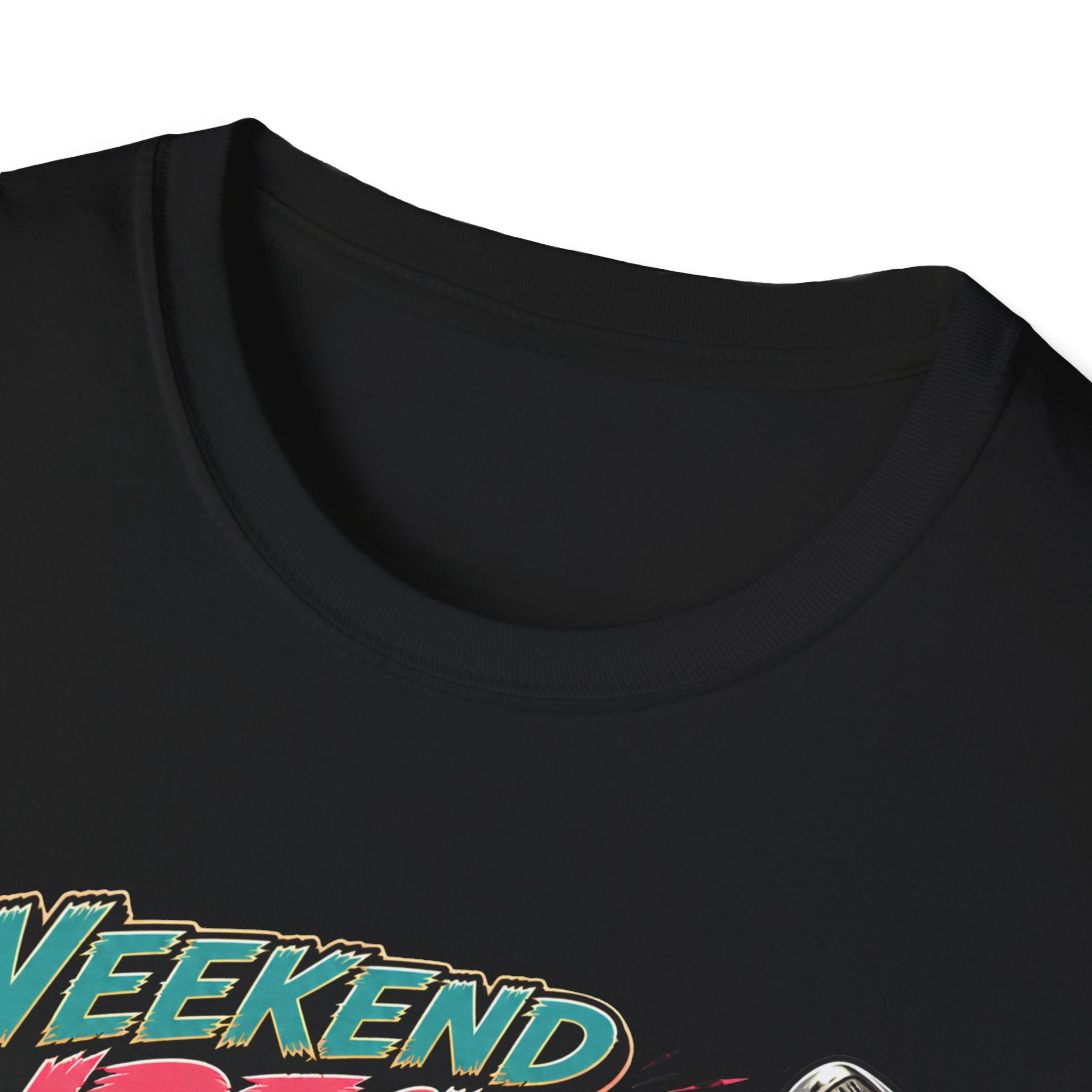 Weekend Wrecker Golf Cart T-Shirt — Retro Tropical Driving Club Tee
