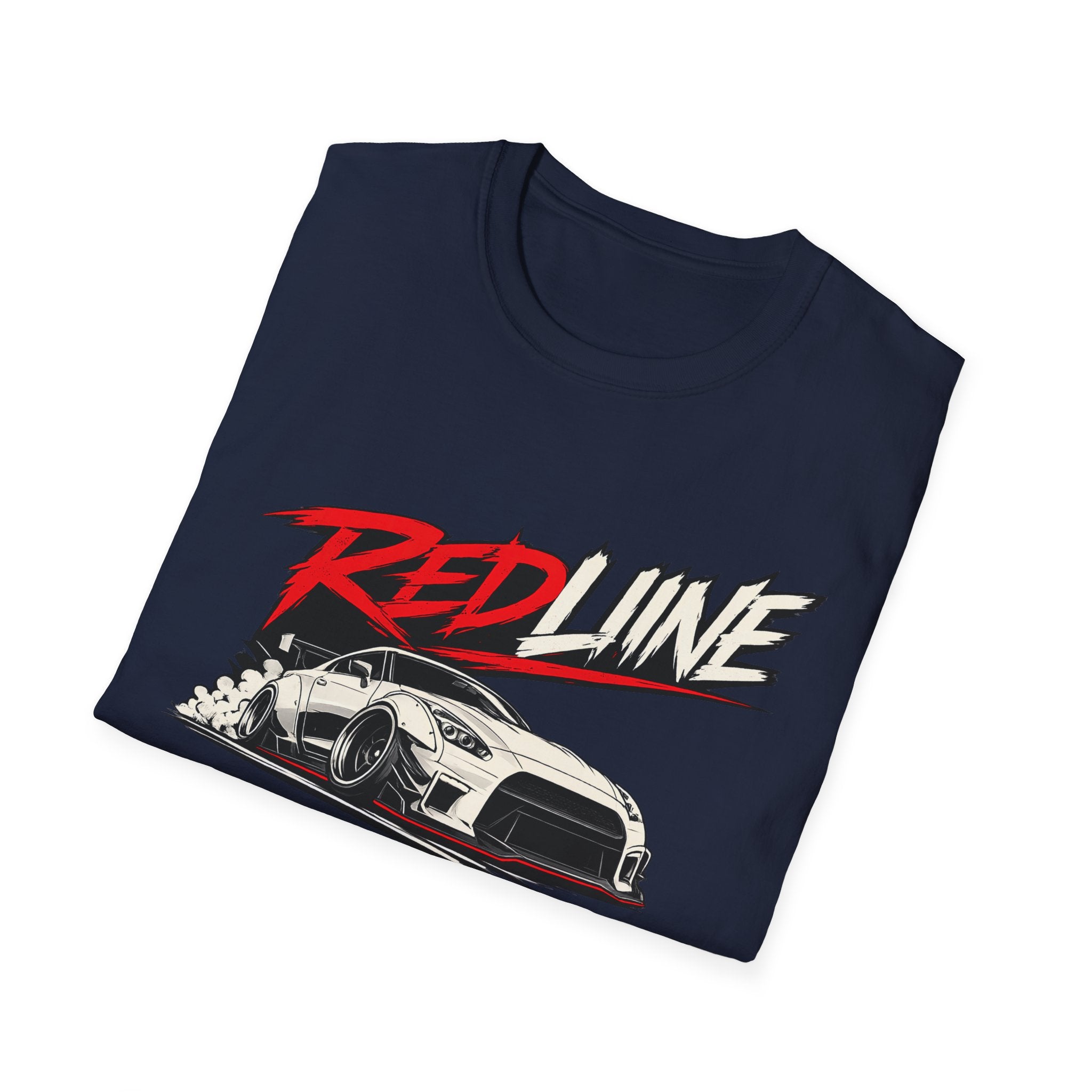 Redline Racing Car T-Shirt — Sporty Drift Graphic Tee