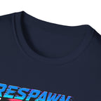 T-Shirt — "Respawn & Redline: No Lag Just Drift" Retro Gaming Drift Car Tee