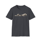 Desert Caravan Tee — Vintage Camel & Wagon Silhouette Travel T-Shirt