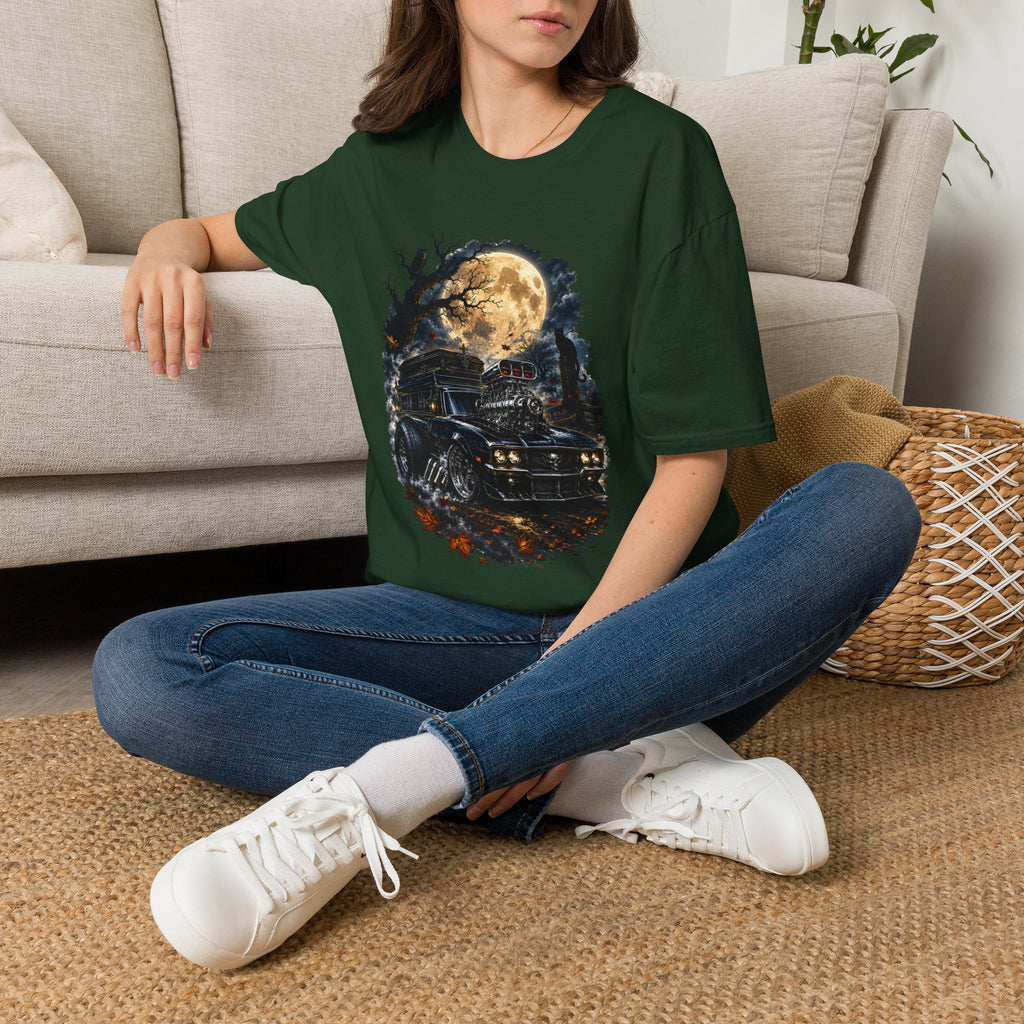 Halloween Full Moon Train T-Shirt