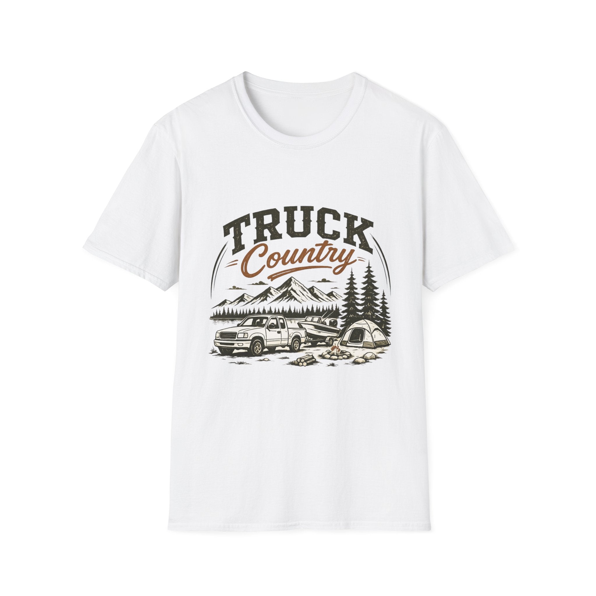 Truck Country T-Shirt — Vintage Camping Truck Graphic Tee