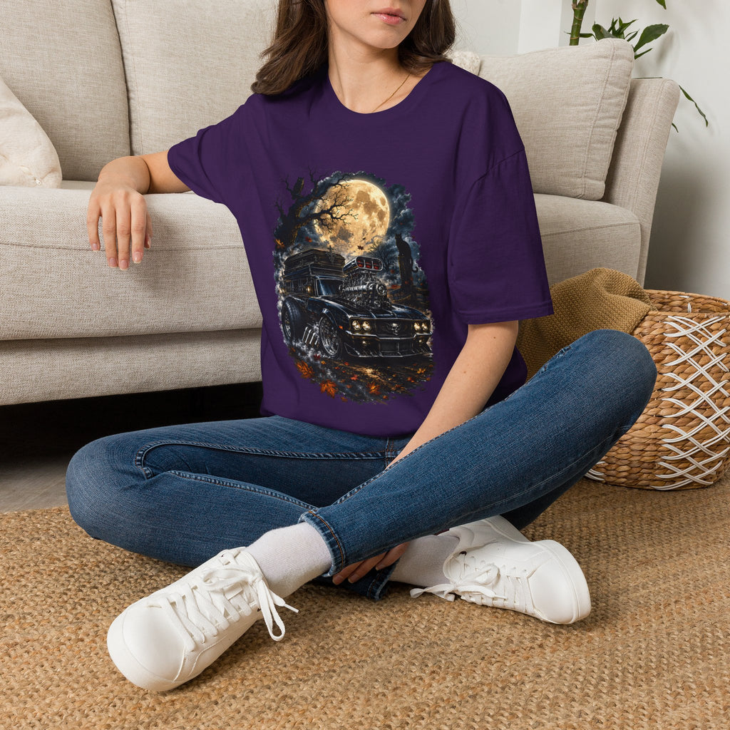 Halloween Full Moon Train T-Shirt