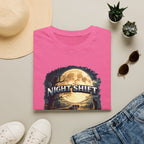 Night Shift T-Shirt — Vintage Full Moon Trucking Tee for Night Drivers