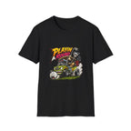 Golf Cart T-Shirt — "Playin' Around" Retro Cartoon Driving Design