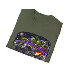 T-Shirt — "Reverse Engineering Really Works" Alien Hot Rod Graphic Tee