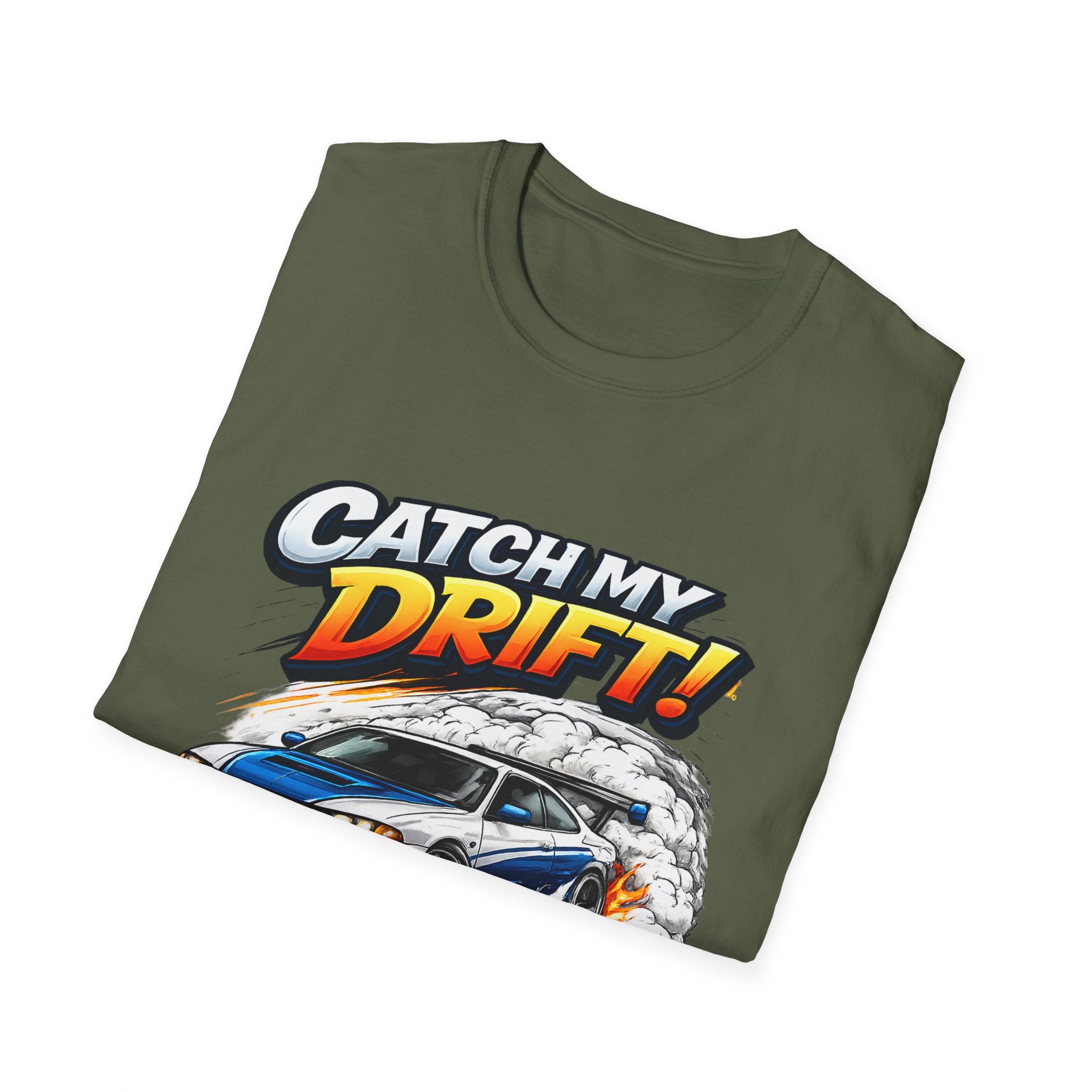Catch My Drift! Drift Car T-Shirt — Racing Graphic Tee for Car Enthusiasts
