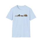 Desert Caravan Tee — Vintage Camel & Wagon Silhouette Travel T-Shirt