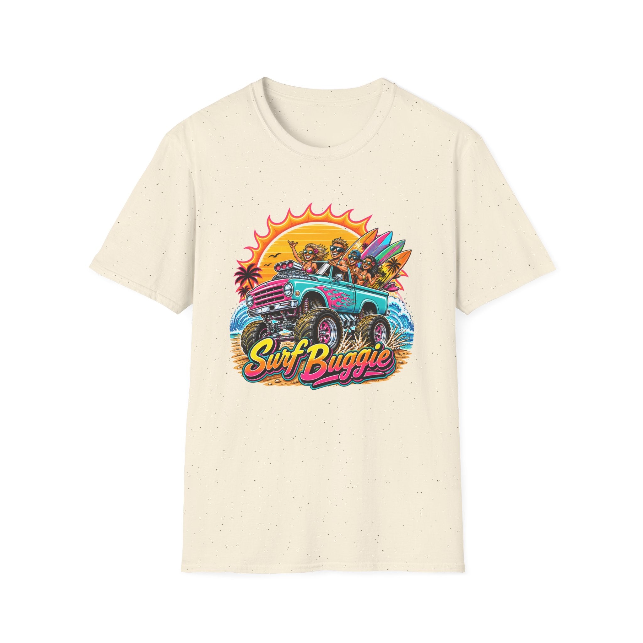 Surf Buggy T-Shirt — Retro Beach Cruiser Graphic Tee