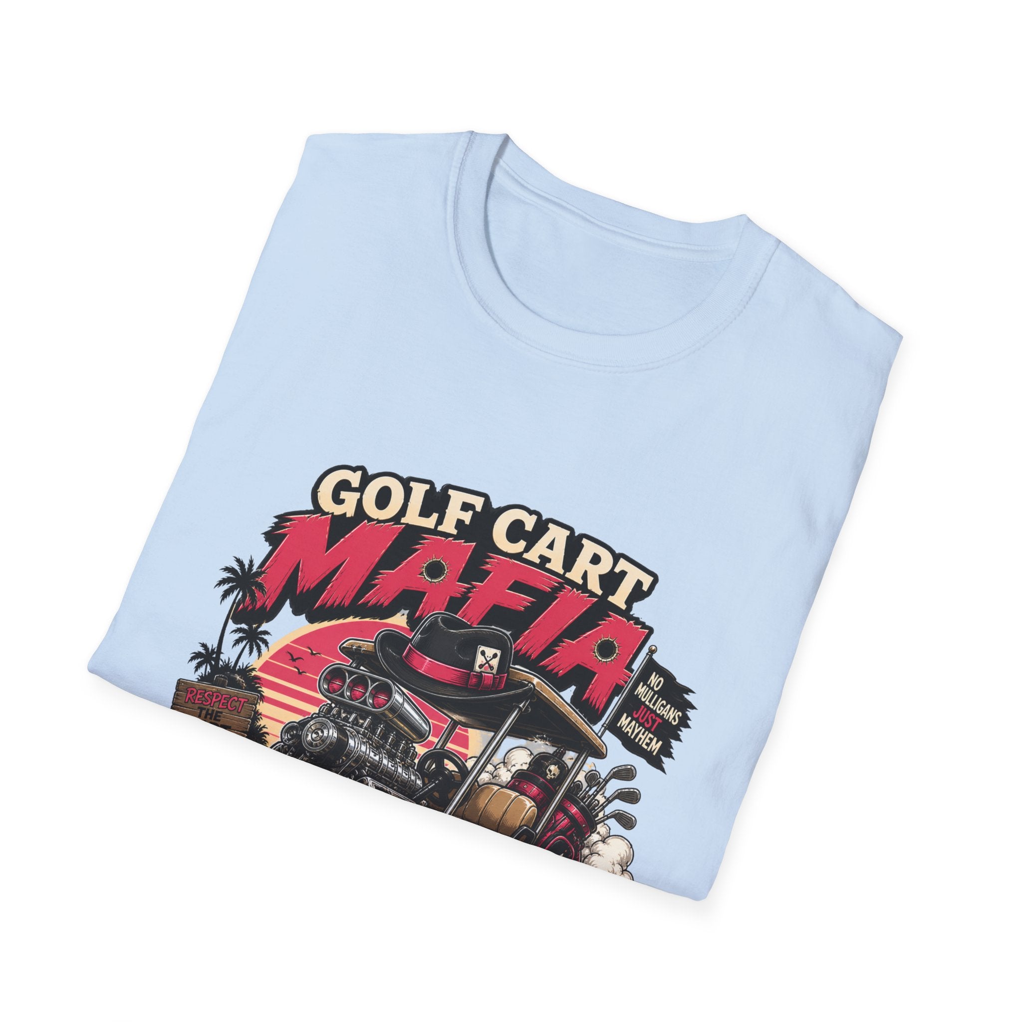 Golf Cart Mafia T-Shirt — Retro Off-Road Golf Cart Graphic Tee