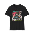Weekend Wrecker Golf Cart T-Shirt — Retro Tropical Driving Club Tee