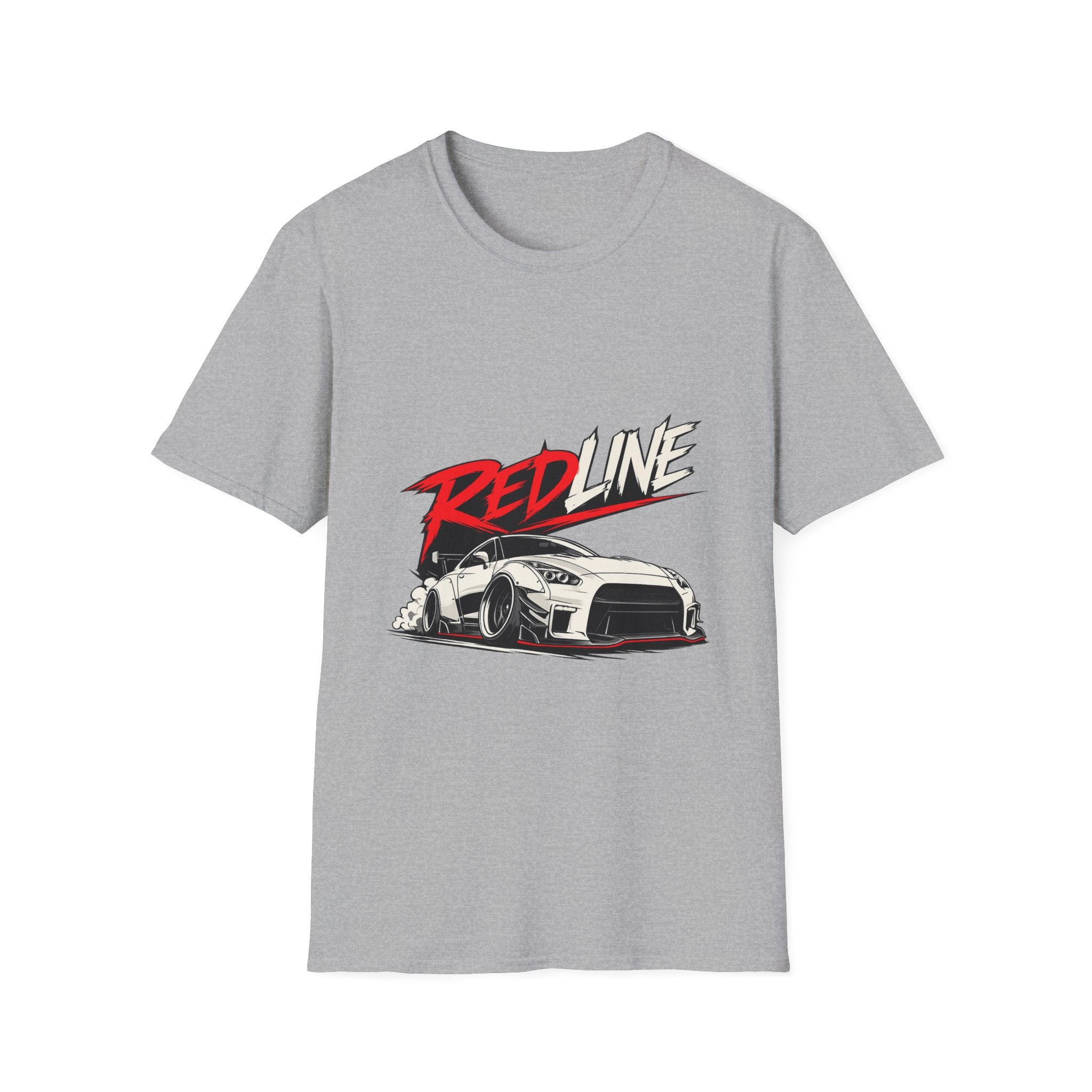 Redline Racing Car T-Shirt — Sporty Drift Graphic Tee
