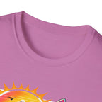 Surfer Girls Rock T-Shirt — Retro Beach Skull Surfboard Tee