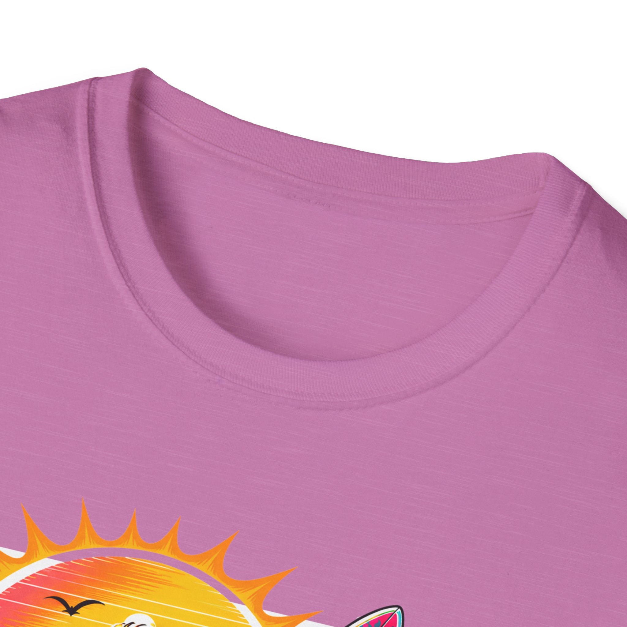 Surfer Girls Rock T-Shirt — Retro Beach Skull Surfboard Tee