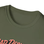 Bad Decisions Start Here Vintage Muscle Car T-Shirt — "Full Tank No Plan"