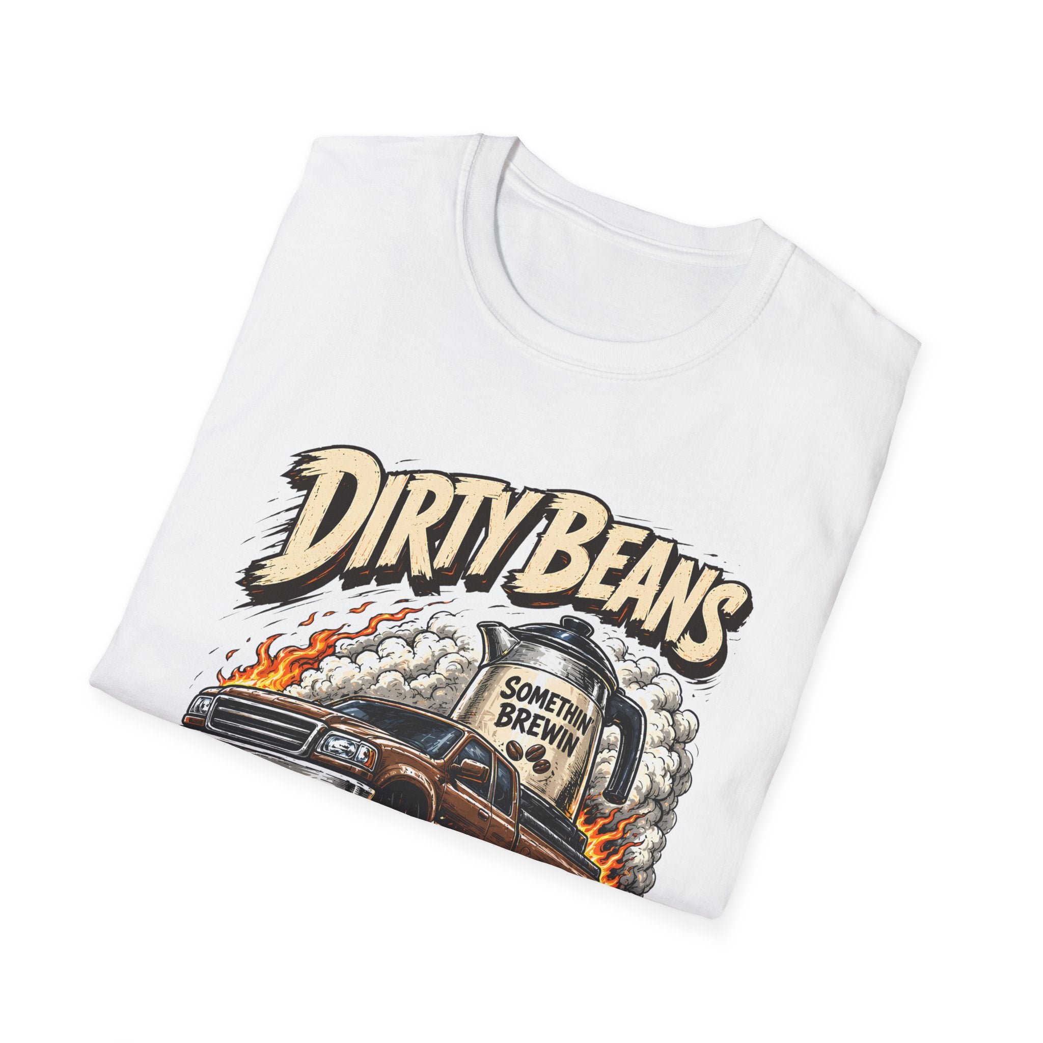 Dirty Beans Monster Truck T-Shirt — Smoky Off-Road Graphic Tee