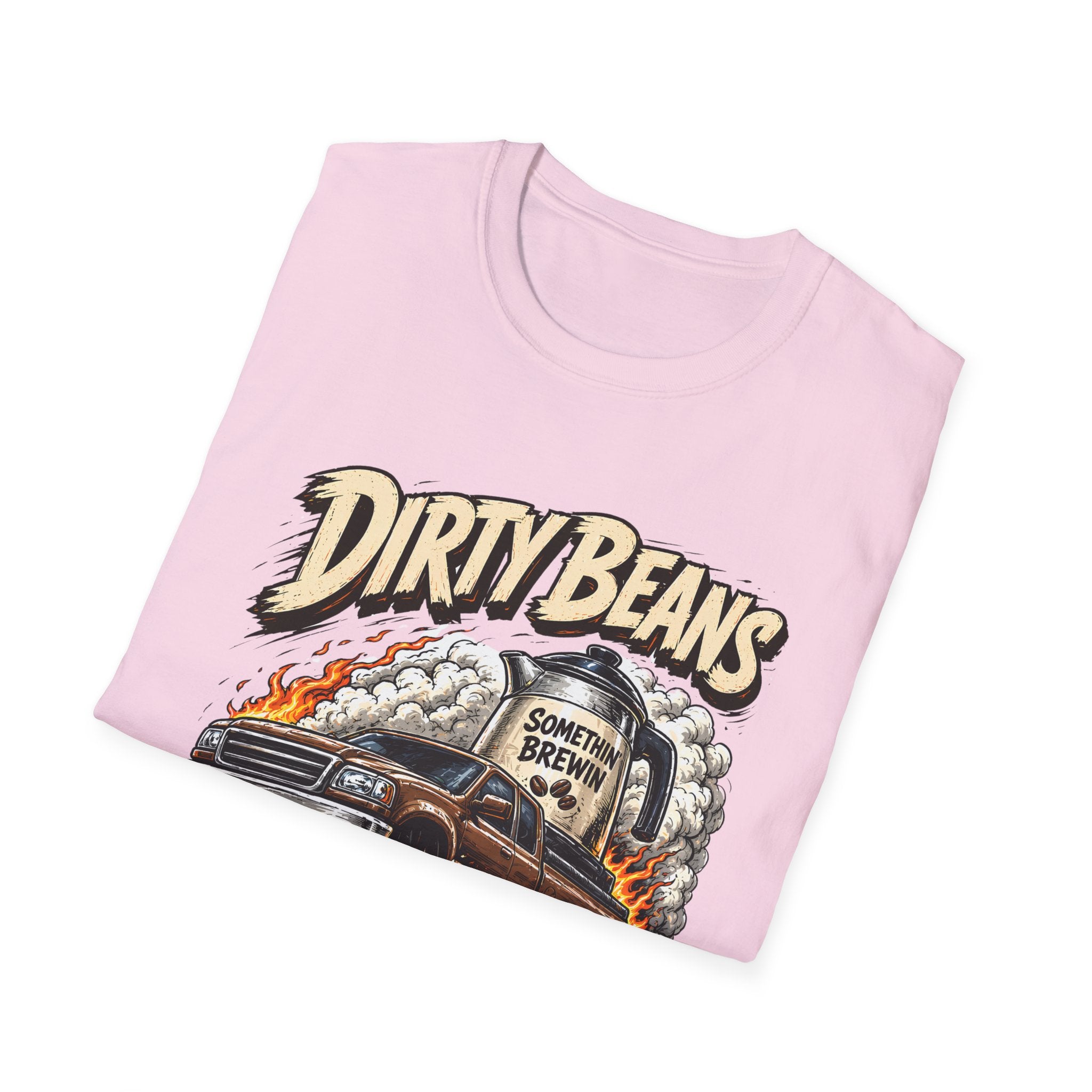 Dirty Beans Monster Truck T-Shirt — Smoky Off-Road Graphic Tee