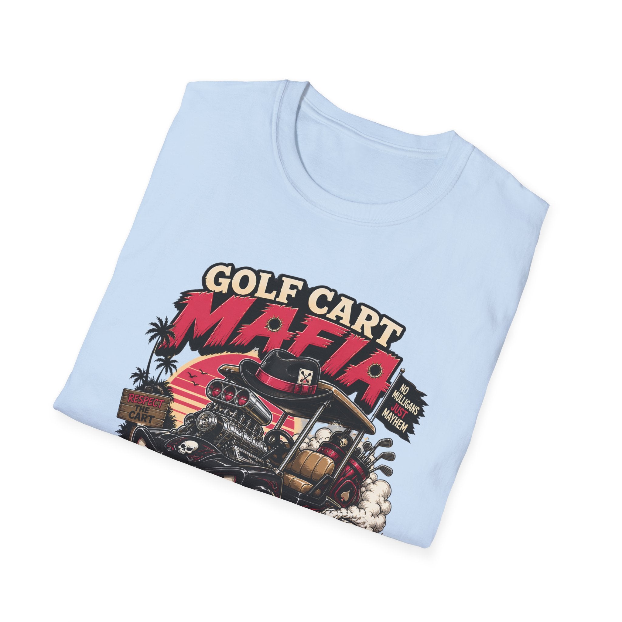 Golf Cart Mafia T-Shirt — Retro Off-Road Golf Cart Graphic Tee