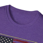 Made in America Truck T-Shirt — "Made in America. Built for the Land." Patriotic Vintage Pickup Tee