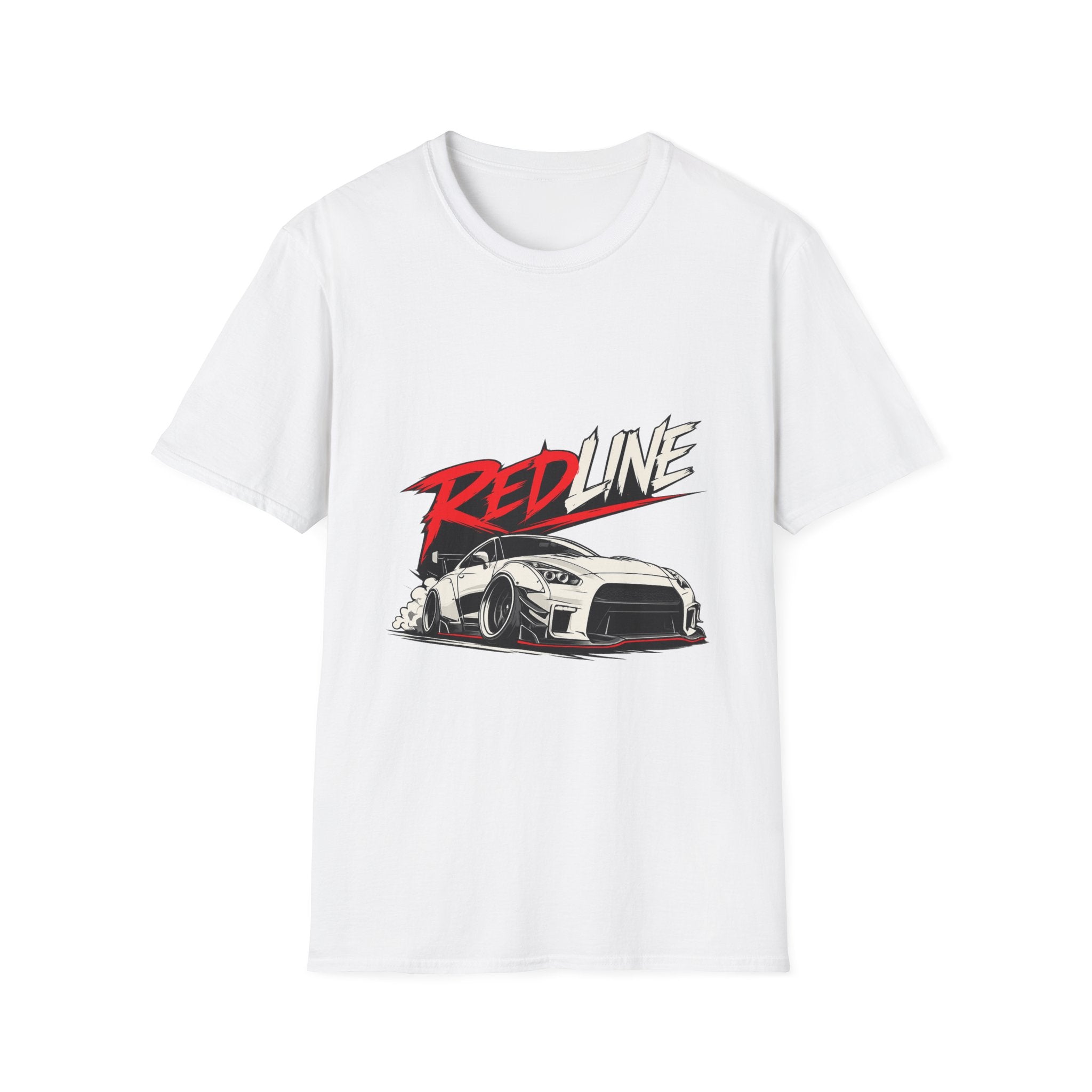 Redline Racing Car T-Shirt — Sporty Drift Graphic Tee