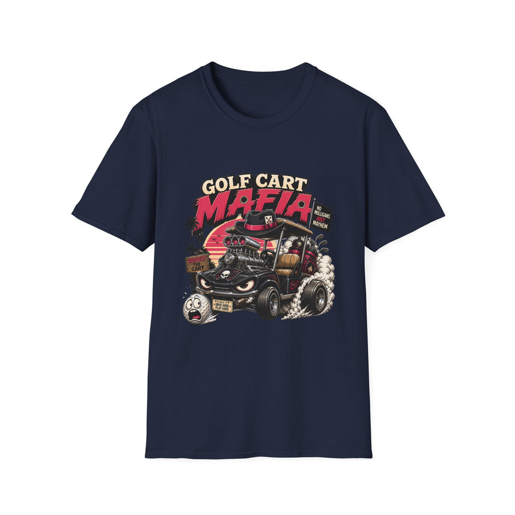 Golf Cart Mafia T-Shirt — Retro Off-Road Golf Cart Graphic Tee