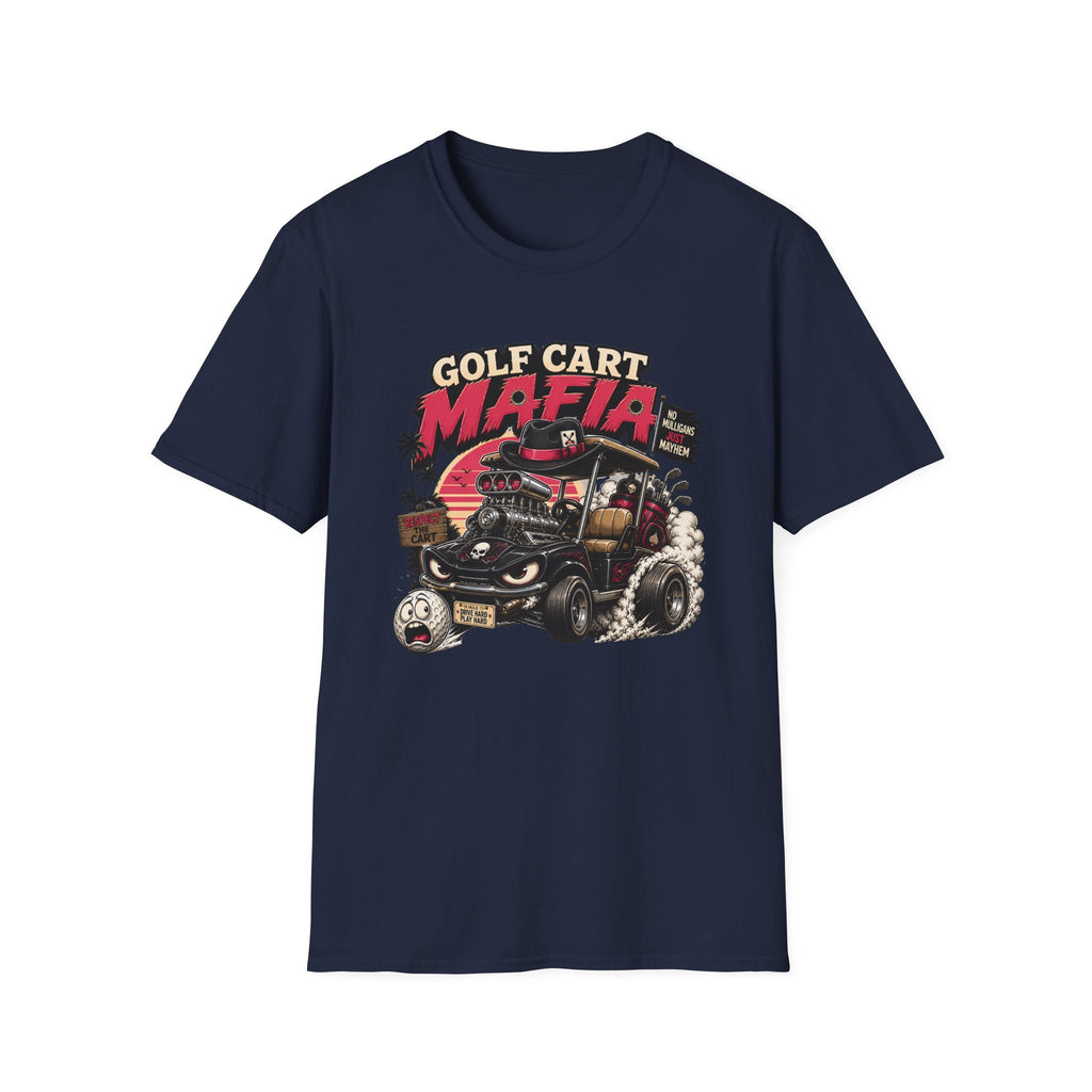 Golf Cart Mafia T-Shirt — Retro Off-Road Golf Cart Graphic Tee