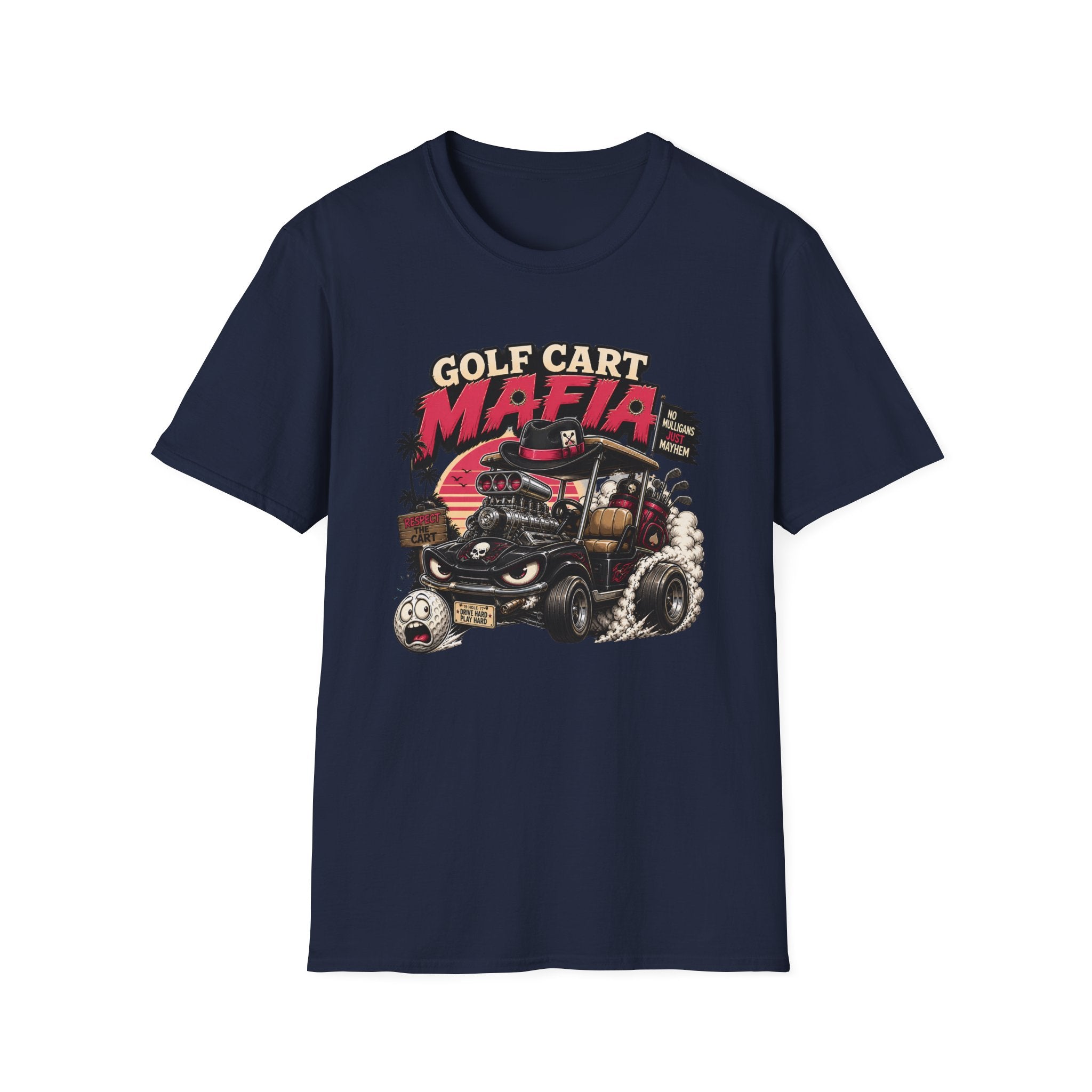Golf Cart Mafia T-Shirt — Retro Off-Road Golf Cart Graphic Tee
