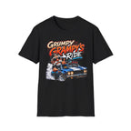 Grumpy Grampy’s Ride T-Shirt — Retro Grandpa Car Racing Tee