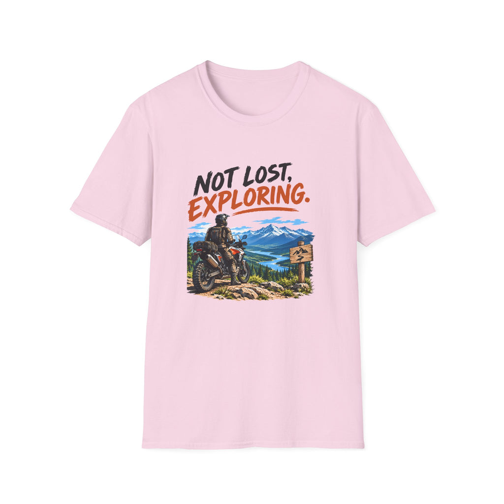 Not Lost, Exploring Motorcycle Adventure T-Shirt