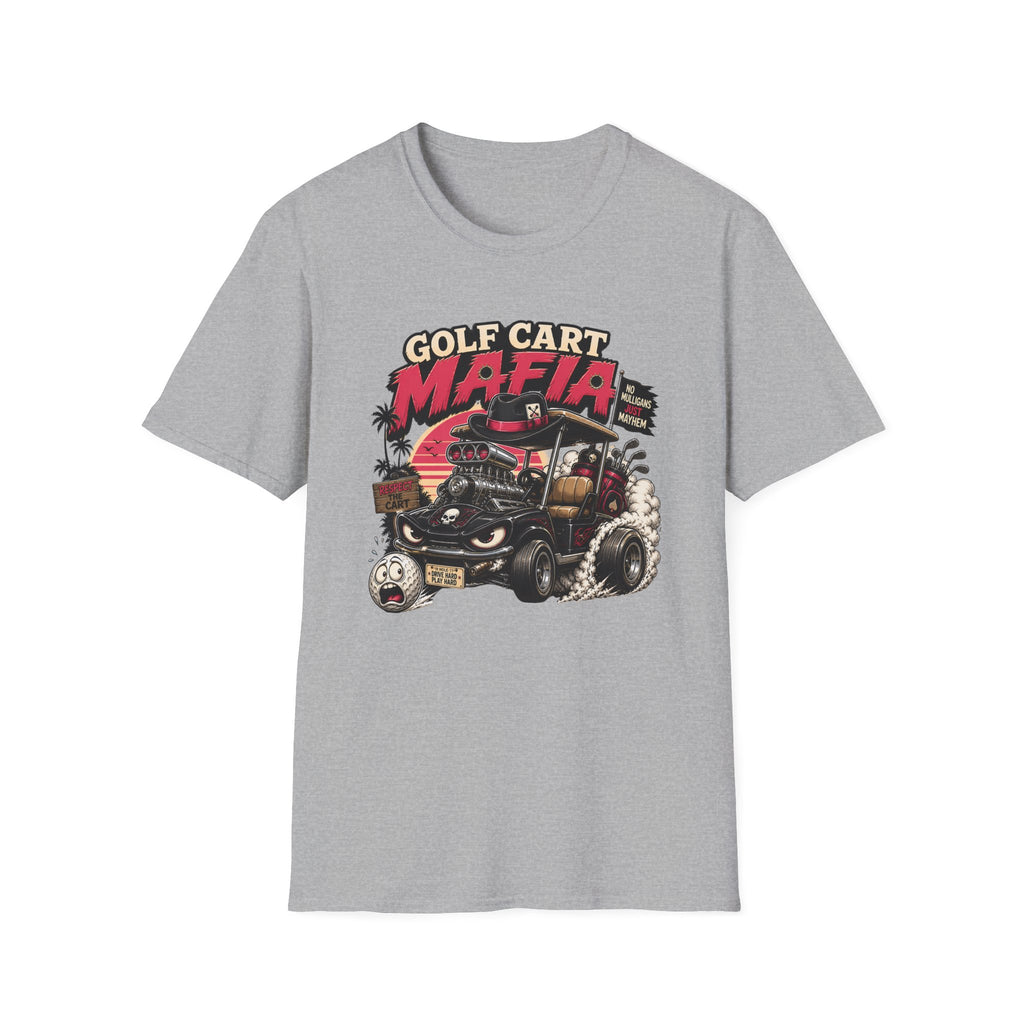 Golf Cart Mafia T-Shirt — Retro Off-Road Golf Cart Graphic Tee