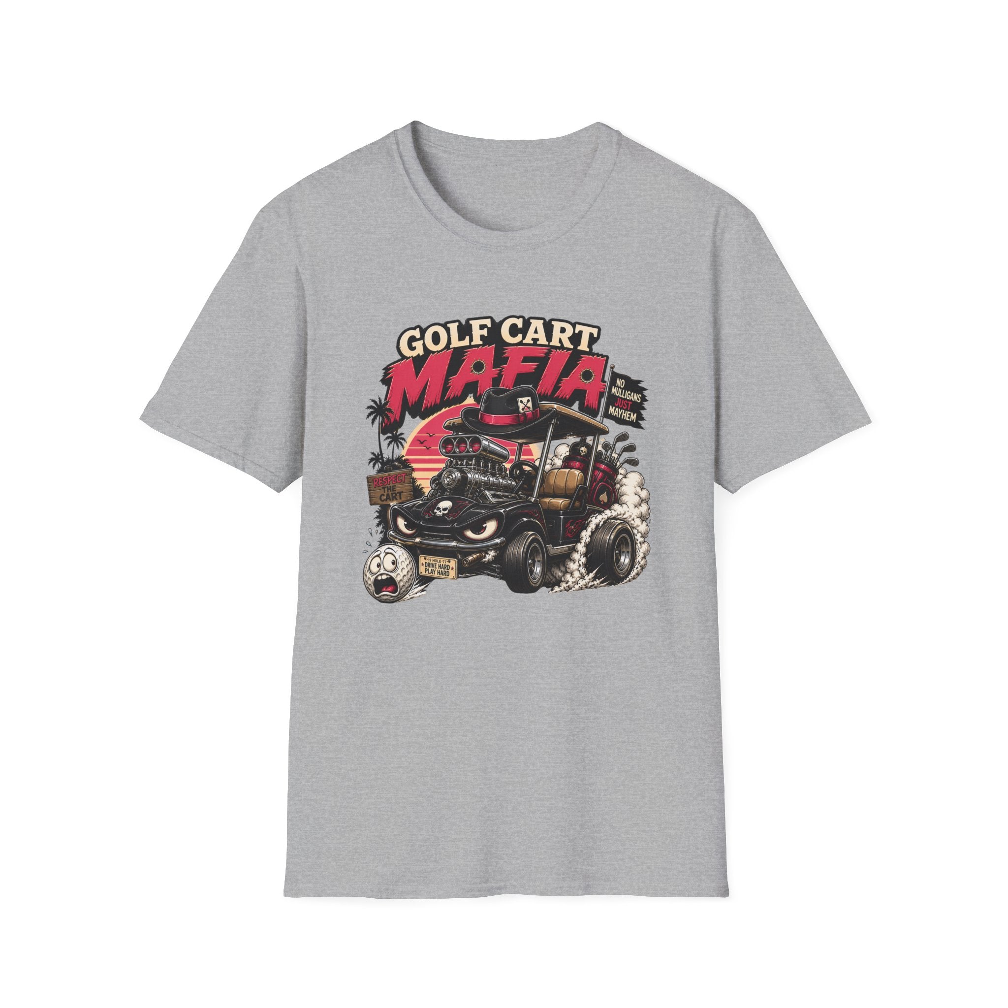 Golf Cart Mafia T-Shirt — Retro Off-Road Golf Cart Graphic Tee