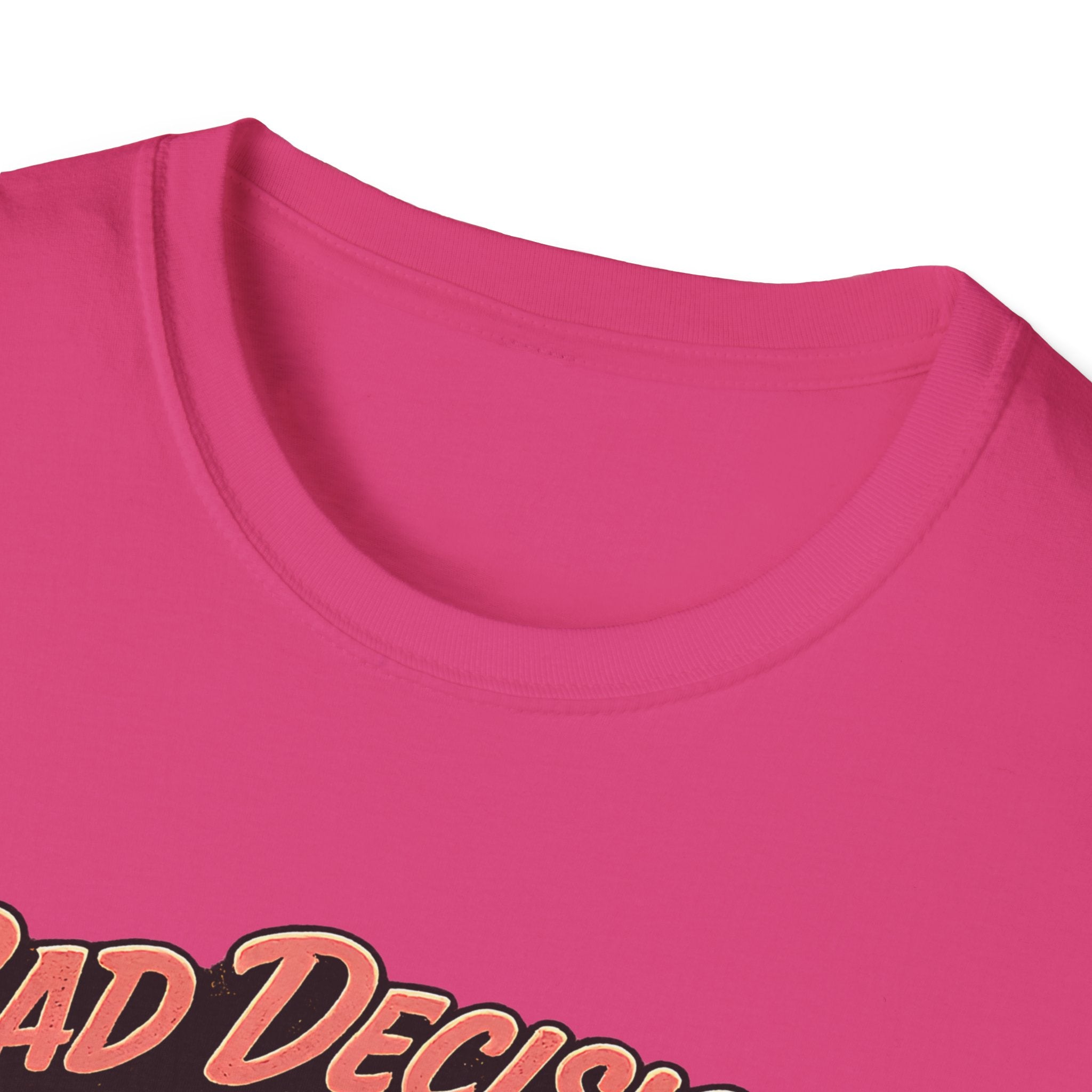 Bad Decisions Start Here Vintage Muscle Car T-Shirt — "Full Tank No Plan"