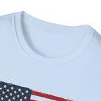 Built Here, Driven Proud Truck T-Shirt — American Flag Vintage Pickup Tee