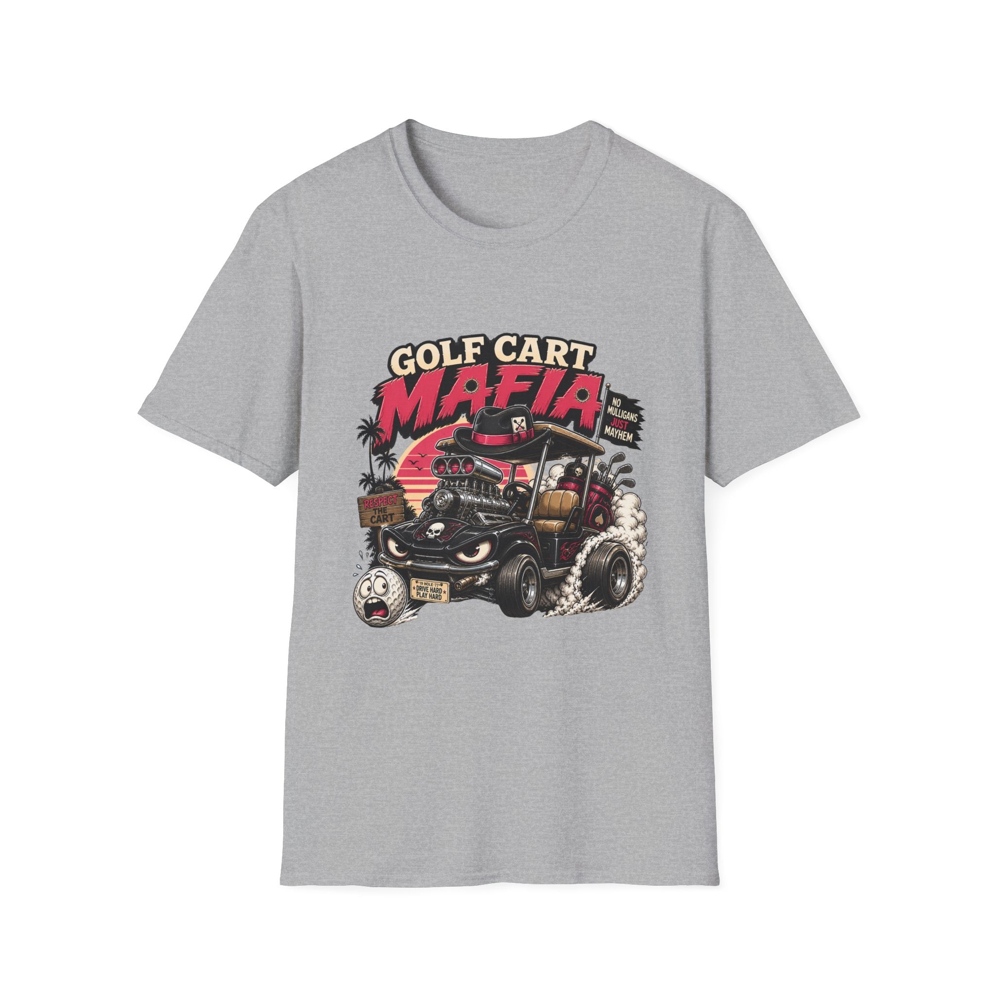 Golf Cart Mafia T-Shirt — Retro Off-Road Golf Cart Graphic Tee