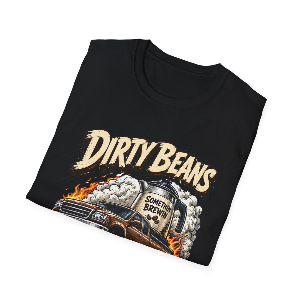 Dirty Beans Monster Truck T-Shirt — Smoky Off-Road Graphic Tee