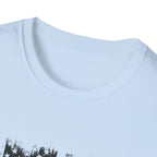 Classic Hot Rod T-Shirt with Distressed American Flag