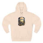 Night Drive Graphic Hoodie — 'Night Shift' Vintage Car Fleece Pullover