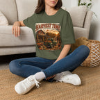 Harvest Time T-Shirt — Vintage Farm Market Fall Tee