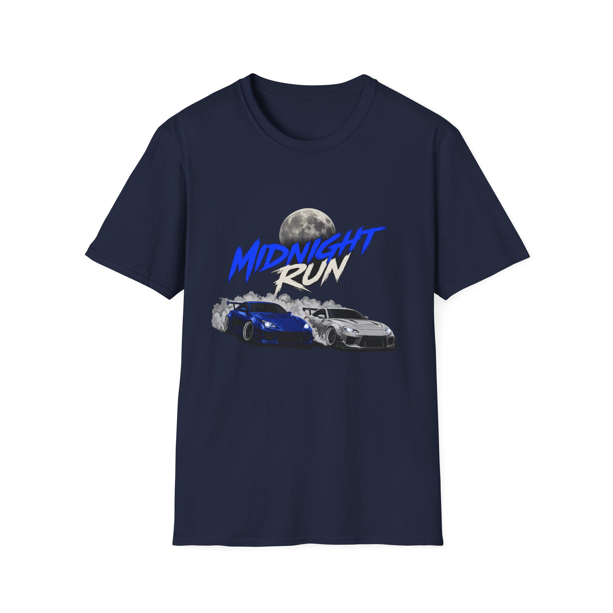 Midnight Run Car T-Shirt — Racing Drift Streetwear Tee