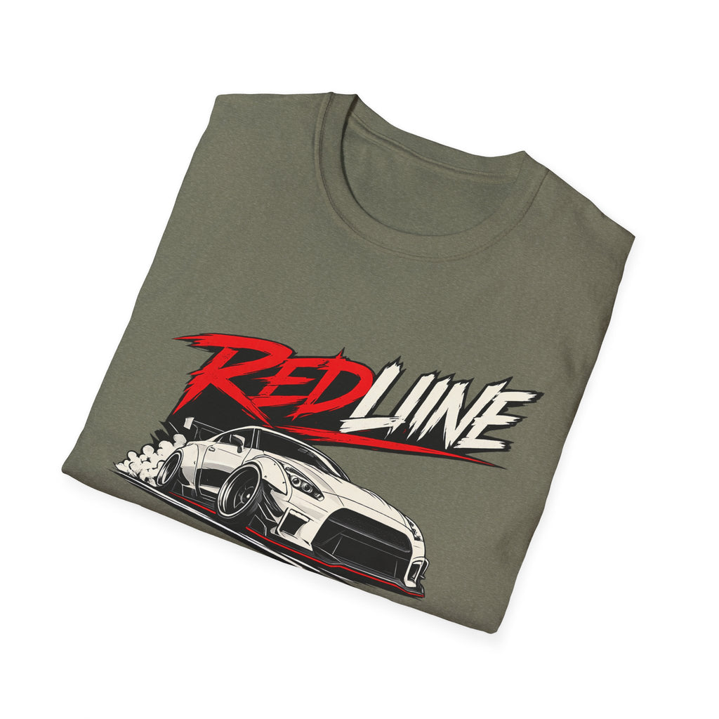 Redline Racing Car T-Shirt — Sporty Drift Graphic Tee