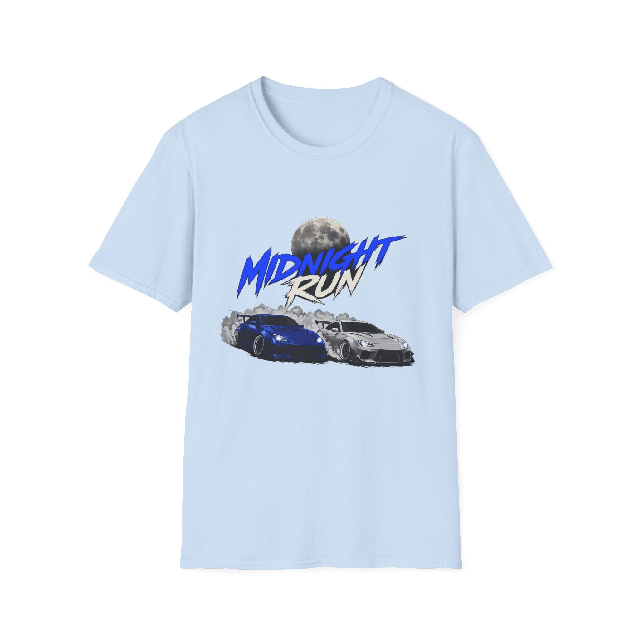 Midnight Run Car T-Shirt — Racing Drift Streetwear Tee