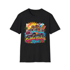 Surfer Girls Rock T-Shirt — Retro Beach Skull Surfboard Tee