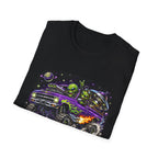 T-Shirt — "Reverse Engineering Really Works" Alien Hot Rod Graphic Tee