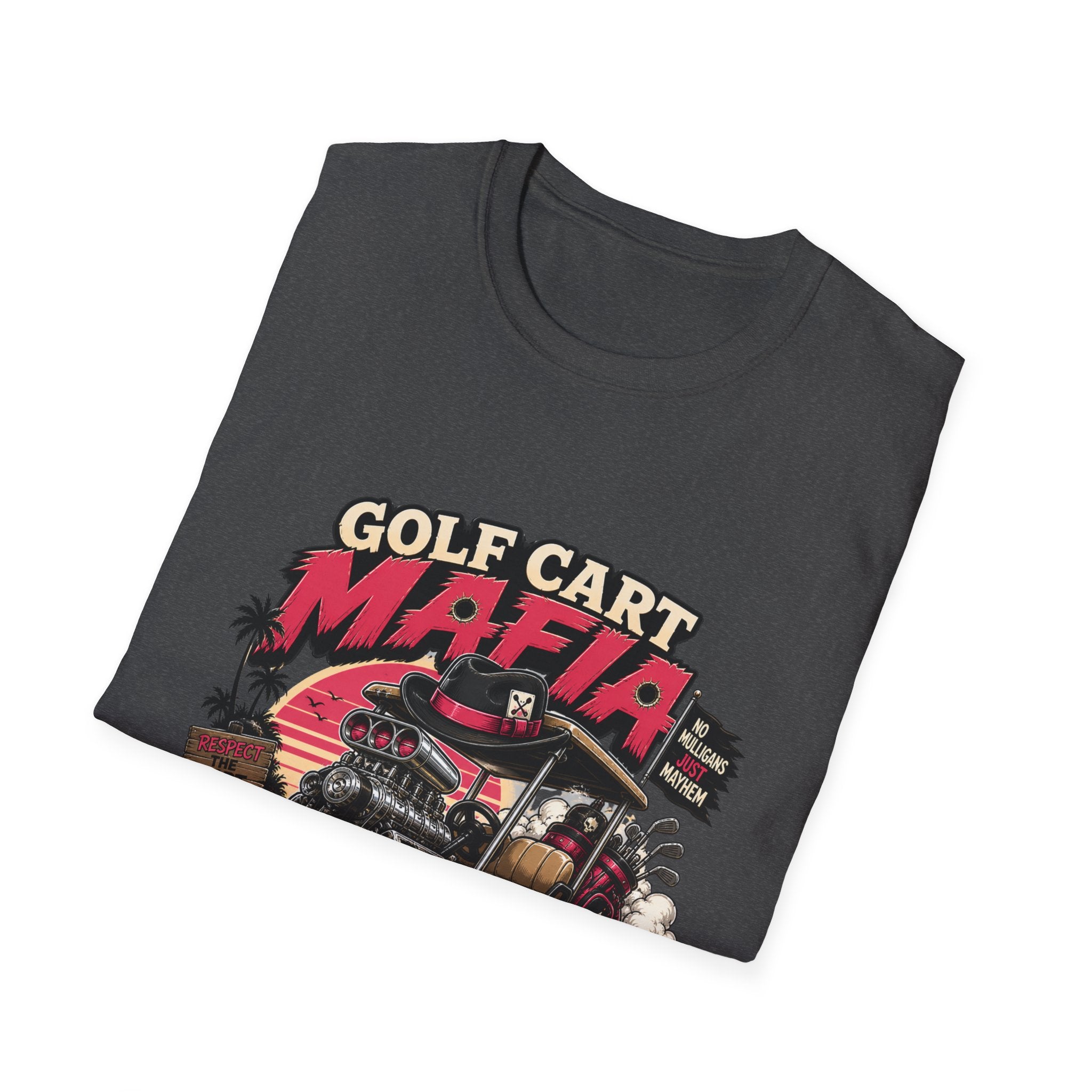 Golf Cart Mafia T-Shirt — Retro Off-Road Golf Cart Graphic Tee