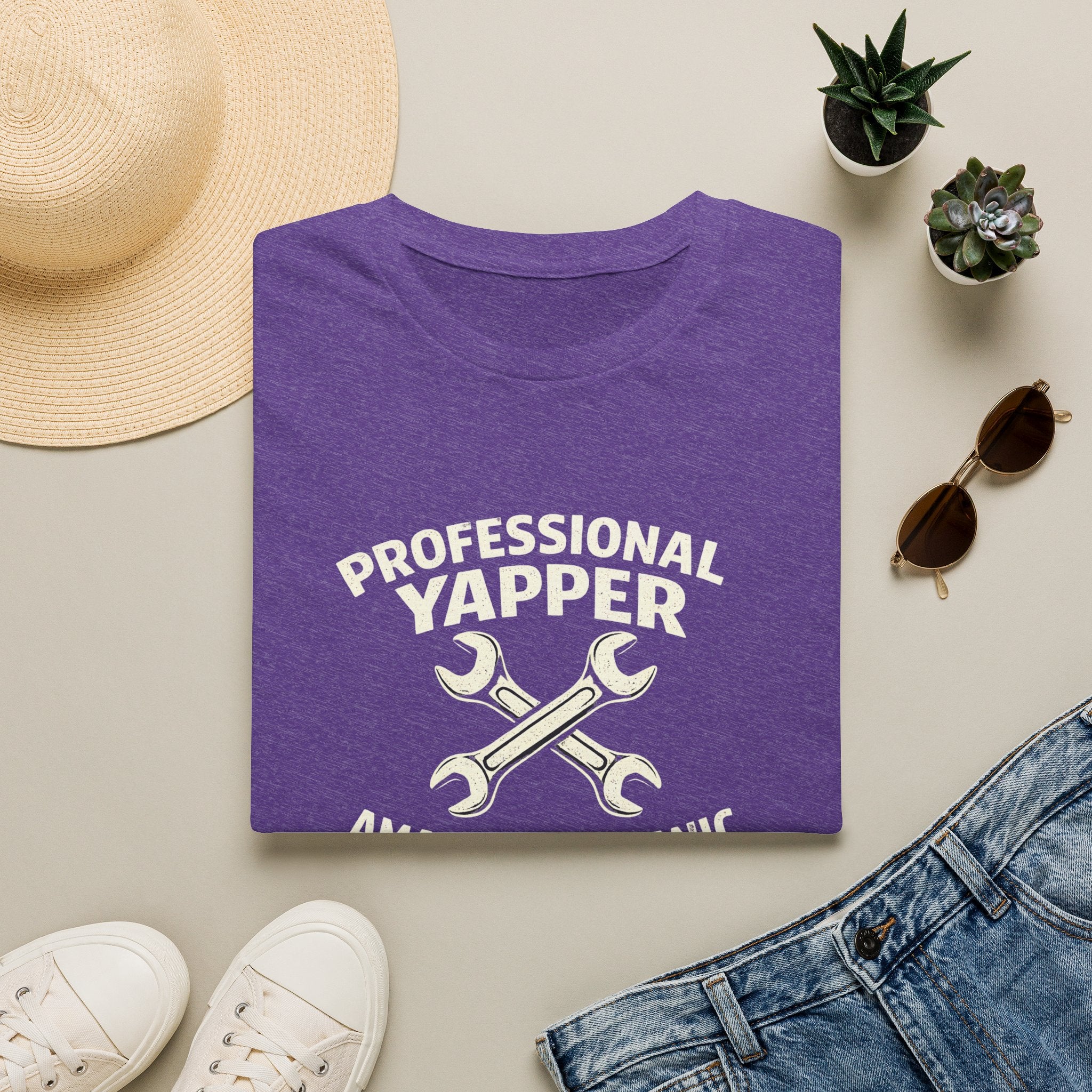Professional Yapper T-Shirt — “Professional Yapper Amateur Mechanic” Funny Mechanic Tee