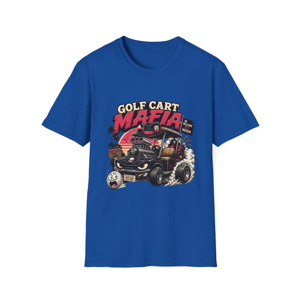 Golf Cart Mafia T-Shirt — Retro Off-Road Golf Cart Graphic Tee